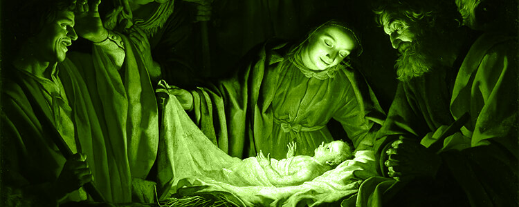 Escena de la Natividad de Jesús